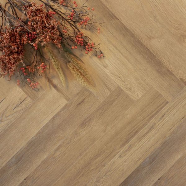 Trendy visgraat gemberkoek PVC-klik - Afbeelding 2